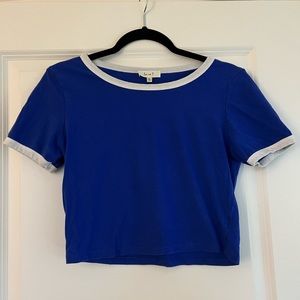 Blue crop top 💙